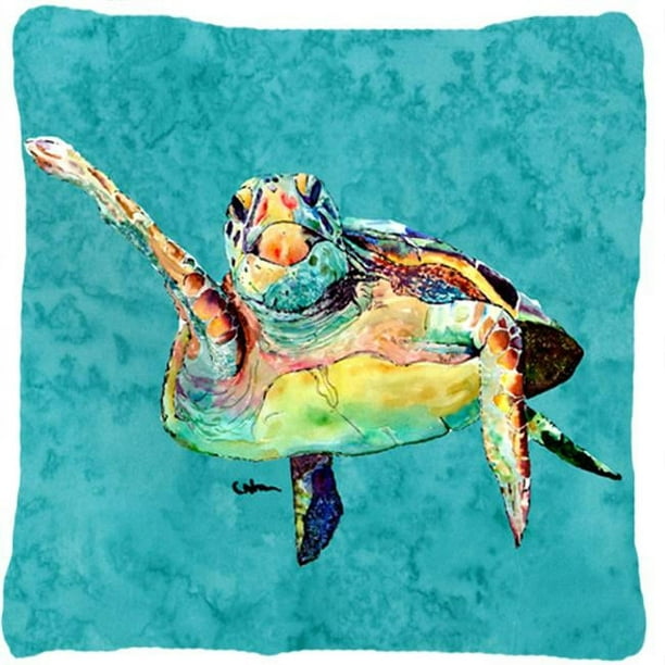 Oreiller décoratif en toile de tortue caouanne 