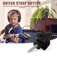 thumbnail image 4 of Botón de bloqueo de la correa de la guitarra Antideslizante Candados de la correa Clavos Accesorio para bajos (Negro) Tmvgtek Deportes Acuáticos, 4 of 8