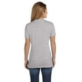thumbnail image 3 of Hanes Ladies' 4.5 oz., 100% Ringspun Cotton nano-T V-Neck T-Shirt - S04V, 3 of 4
