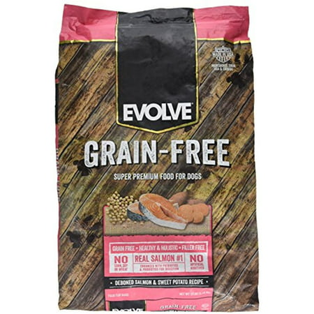 Evolve Grain Free Dog Food Salmon & Sweet Potato Recipe, 12.0