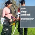 thumbnail image 4 of HINTRMENT 1Pcs Adjustable Arm Guards For Archery Training Strap Black Pu, 4 of 7