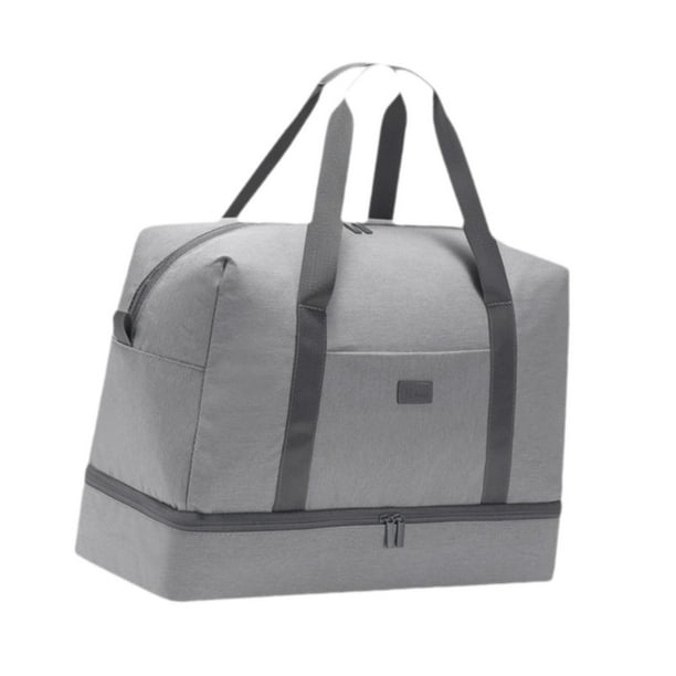 Bolsa de lona para viajes, bolso de mano, bolsa de equipaje para aviones, hospitales, negocios gris