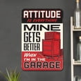 thumbnail image 3 of Placa de Metal Vintage de hierro con frase Wdftyju Rectangular 20x30cm, 3 of 9
