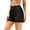 Black, variant on Charmo Womens Elastic Waist Swim Shorts High Waisted Tummy Control Swimming Shorts