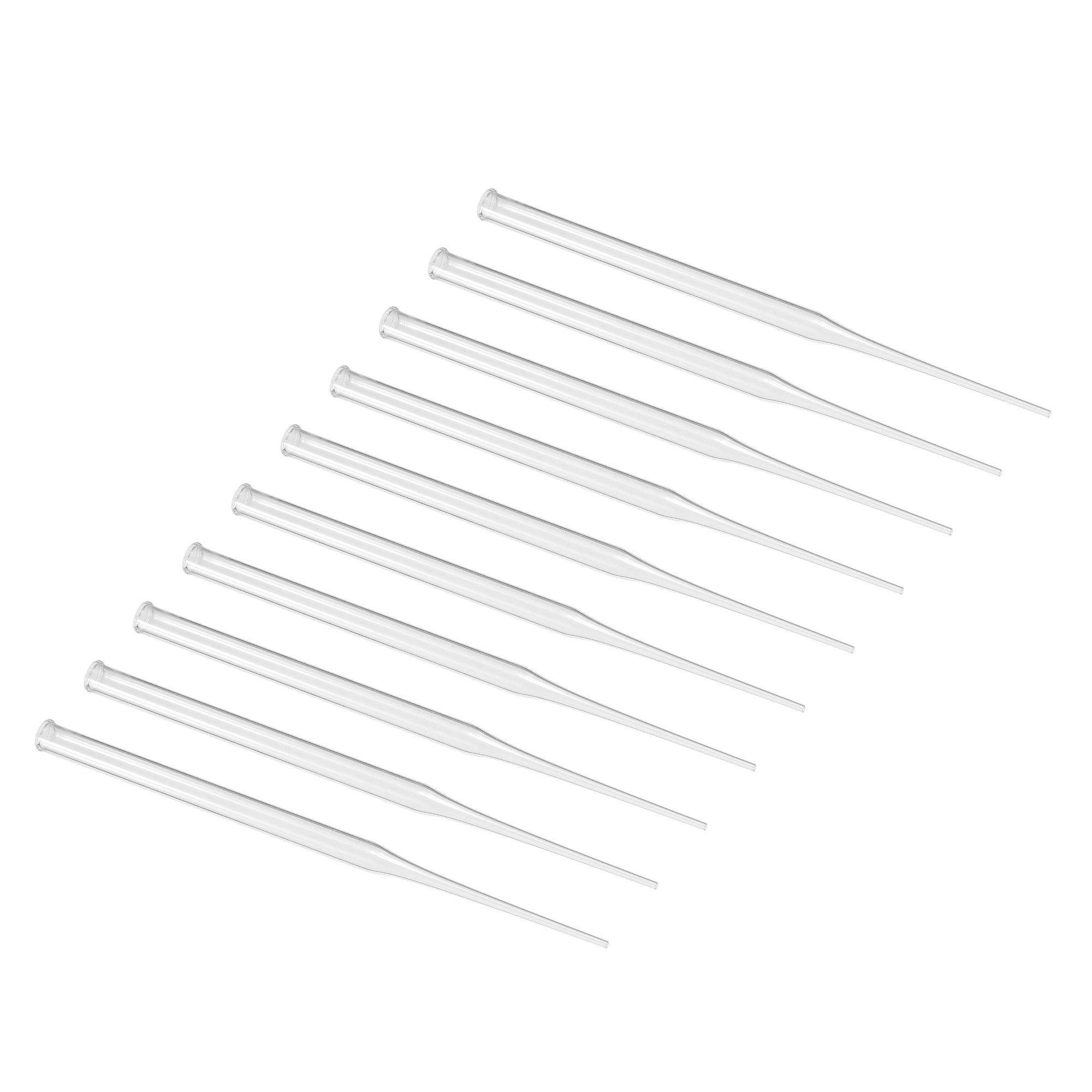 Uxcell Dropper Pipettes, 10pcs 5.91" Length Reusable Glass Pipette for