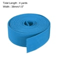 thumbnail image 2 of Uxcell Twill Elastic Band Double-Side Flat Elastic Ribbon Cords for Sewing Waistband Lake Blue 4 Yard, 2 of 6