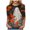 Red_1, variant on Godom Halloween Shirts Women Ghost Graphic Tees 3/4 Sleeve Fall Pumpkin T-Shirt Tops
