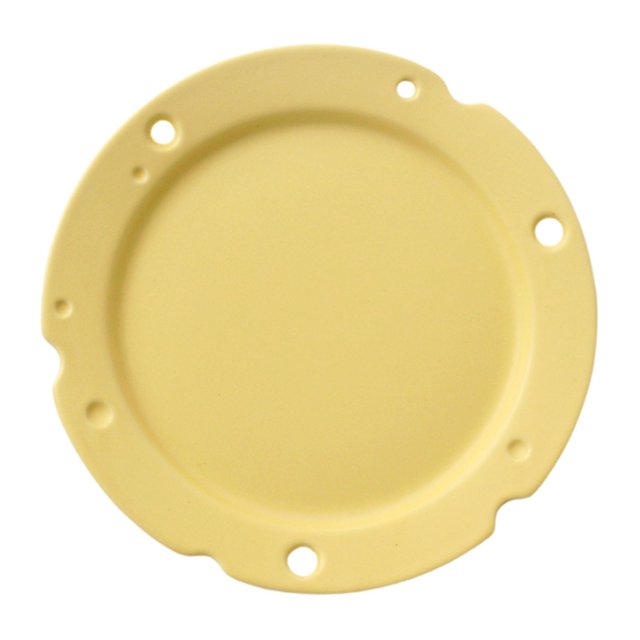 Plato de Cerámica Irregular Y Versátil, Accesorios para Fotos, Bandeja para Carne, Organizador de Cosméticos, Plato de Fruta Reutilizable, Plato de Po Amarillo