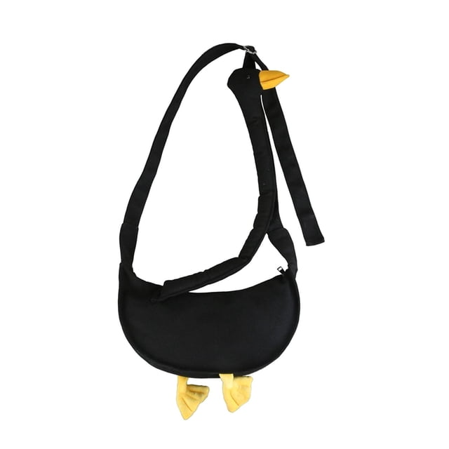 Bolso Bandolera De Ganso, Bolso De Hombro Divertido De Lona Para Mujer, Para Regalo, Uso Diario, Fiesta