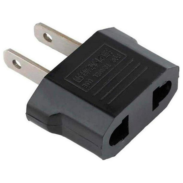 Adaptador de Corriente Europeo a Americano 2.5/250V 10A 41-13619 MARCA GENERAL Negro