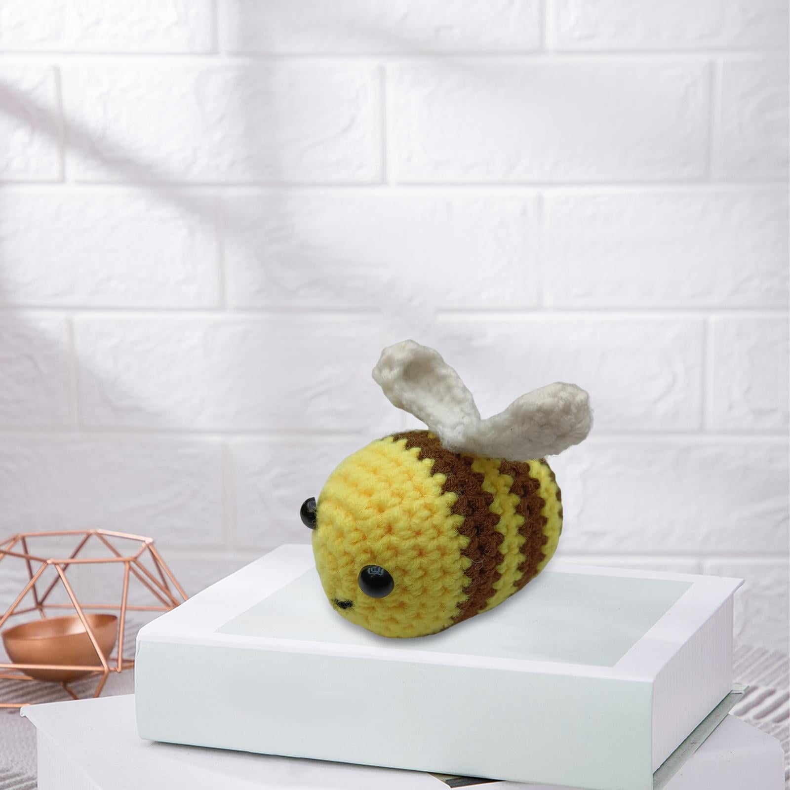 Beginner'S Crochet Kit For Adults To Diy 2-3 Adorable Little Bees, Suitable  For Dolls Gifts, Stress Relief And Knitting Learning, Including Complete  Material Pack, Guided Video Tutorials, English Instructions, Crochet Hook,  Scissors