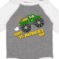 thumbnail image 4 of Inktastic Happy St. Patrick's Day monster truck with leprechaun Boys or Girls Long Sleeve Baby Bodysuit, 4 of 5