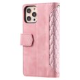 thumbnail image 3 of For iPhone 11 Pro Max Premium PU Leather Crossbody Case Purse Zipper Pocket Magnetic Folio Card Slots Wallet Kickstand Phone Case with Shoulder Strap & Wrist Strap For iPhone 11 Pro Max,
Rosegold, 3 of 14