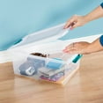 thumbnail image 3 of Sterilite 12 Pack 15-Qt & 6 Pack 25-Qt Stackable Clear Plastic Storage Bins, 3 of 11