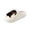 Black, variant on Unisex House Slippers Fuzzy Plush Closed Toe Indoor Bedroom Shoes with Warm Fleece Lining, Dachshund Dog Cartoon Print Soft Cushioned Sole Slip On Home Slippers for Men Women Black