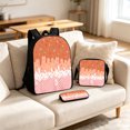 thumbnail image 3 of Kcolen Cute Back To School Backpacks,3 Piece Ice Cream Print Backpack Set Casual Daypack Fashion Lightweight Backpack Set for Daily Use,Orange, 3 of 6
