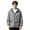 Dark Gray, variant on Men Lightweight Hooded Jacket Sun Protection Breathable Thin Outerwear with Zipper Front and Adjustable Drawstring Design
