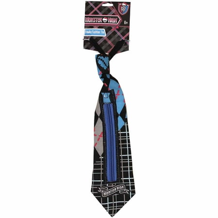 Blue and Black Monster High Freaky Fashion Tie Child Halloween