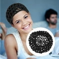 thumbnail image 2 of MasteelfCA 4PCS Mesh Crochet Hair Net Premium Crocheted Hairnet Crocheted Hairnet, 2 of 8