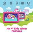 thumbnail image 4 of Pinkfong x Contixo A8 Tablet 7” for Kids, 32GB, Android 16, Pinkfong Pink, 4 of 8