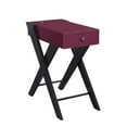 thumbnail image 5 of Acme Furniture 97737-VV Table d'Appoint Ergode (Station de Charge USB) Bourgogne & Noir, 5 of 5