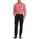 thumbnail image 2 of Camisa Casual de Manga Larga de Rayas Verticales para Hombre INSPIRE CHIC, Ajuste Regular, XL, Rojo y Blanco, 2 of 7