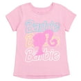 thumbnail image 3 of Barbie 2 Pack Adaptive T-Shirts Sensory Friendly Logo Little Kid, 3 of 5