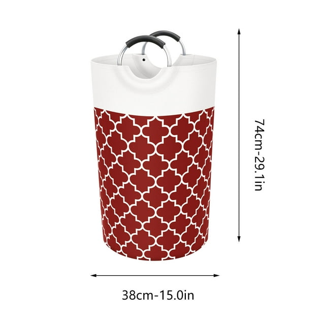 Rbaofujie Storage Bags 82l Laundry Basket, Large Laundry Hamper with Long Reinforced Handles, Freestanding Clothes Hamper, Storage Basket for Bedroom, Bathroom Storage Bag Organizer