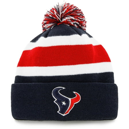 - Fan Favorite - Breakaway Beanie with Pom, Houston Texans