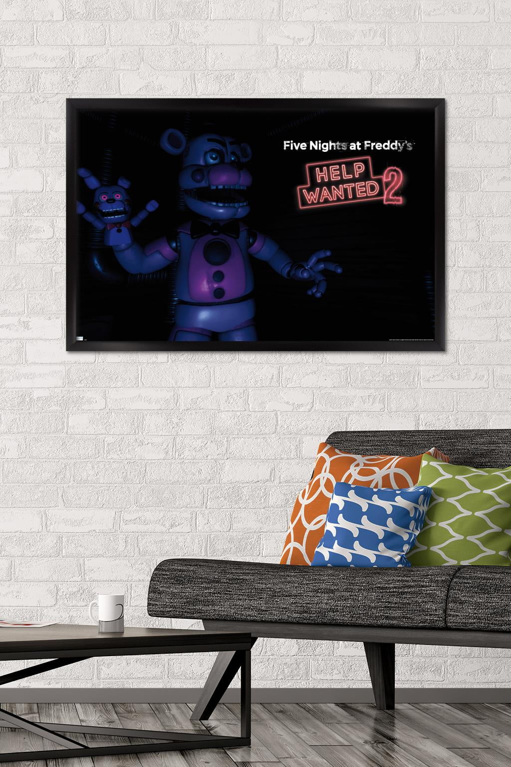 Five Nights at Freddy's: Help Wanted 2 - Funtime Freddy Wall Poster, 22.375" x 34" Framed