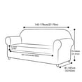 thumbnail image 6 of Dowbom Stretch Sofa Couch Cover 2 Piece Sofa Slipcover Soft Non Slip Furniture Protector, 6 of 6