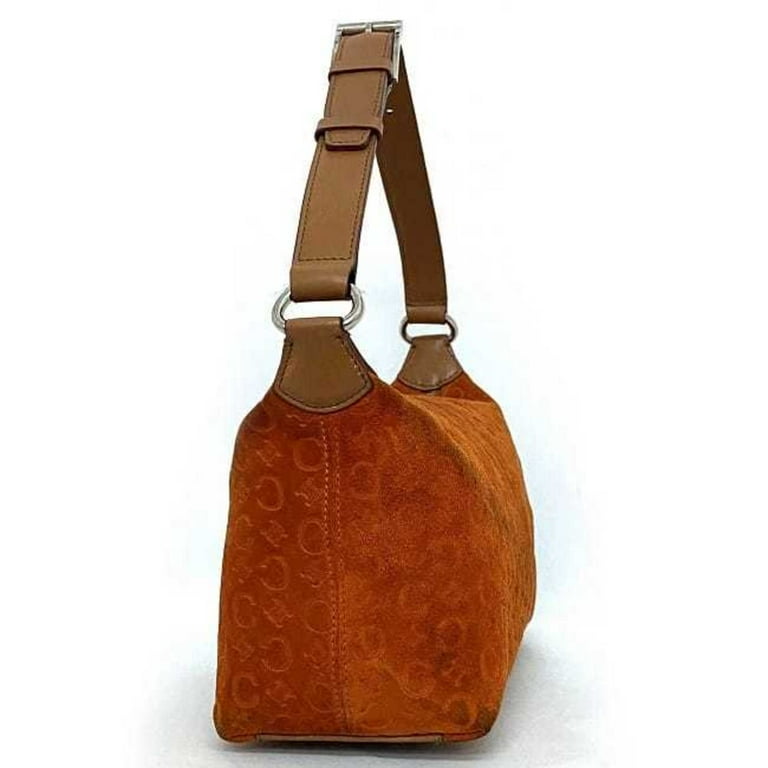Pre-Owned CELINE Bag Orange Beige Silver C Macadam MC99/2