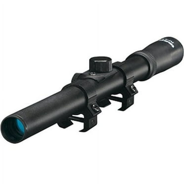 Tasco Rimfire 4x15mm Riflescope Crosshair Reticle, Black Matte 30/30, 3/4" Tube, RF4X15
