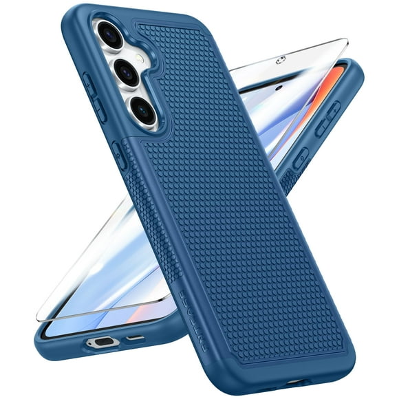 Funda protectora FNTCASE para Samsung Galaxy S24-FE Azul
