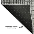 thumbnail image 5 of Addison Rugs Mayfield Premium Machine Washable Transitional Geometric Gray Rectangle Rug, 3' x 5', 5 of 7