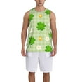 thumbnail image 6 of Rocae St Patrick's Day11 for Men's Basketball Jersey Lightweight and Breathable Athletic Tank Top,Quick-Drying Sports Jersey Medium, 6 of 9
