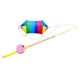 thumbnail image 2 of Cometa de una sola línea con línea voladora de 50 m Vía de pesca 3D Niñas Niños Niños Niños al aire libre juguetes deportivos fáciles de volar Toy de, 2 of 10