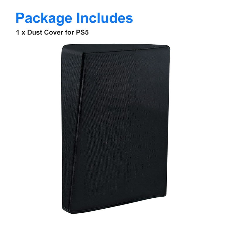 Dust Cover Fit for PS5 Console, TSV Soft Neat Lining Dust Guard Fit for  Sony Playstation 5 Console Digital Edition & Regular Edition, Anti Scratch  Waterproof Oxford Cloth Cover Sleeve, Black 