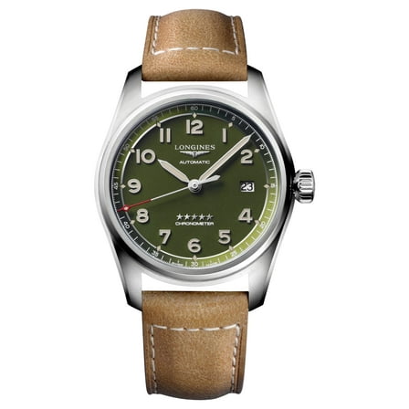Longines Spirit Automatic Green Dial Stainless Steel Men's Watch L38104032