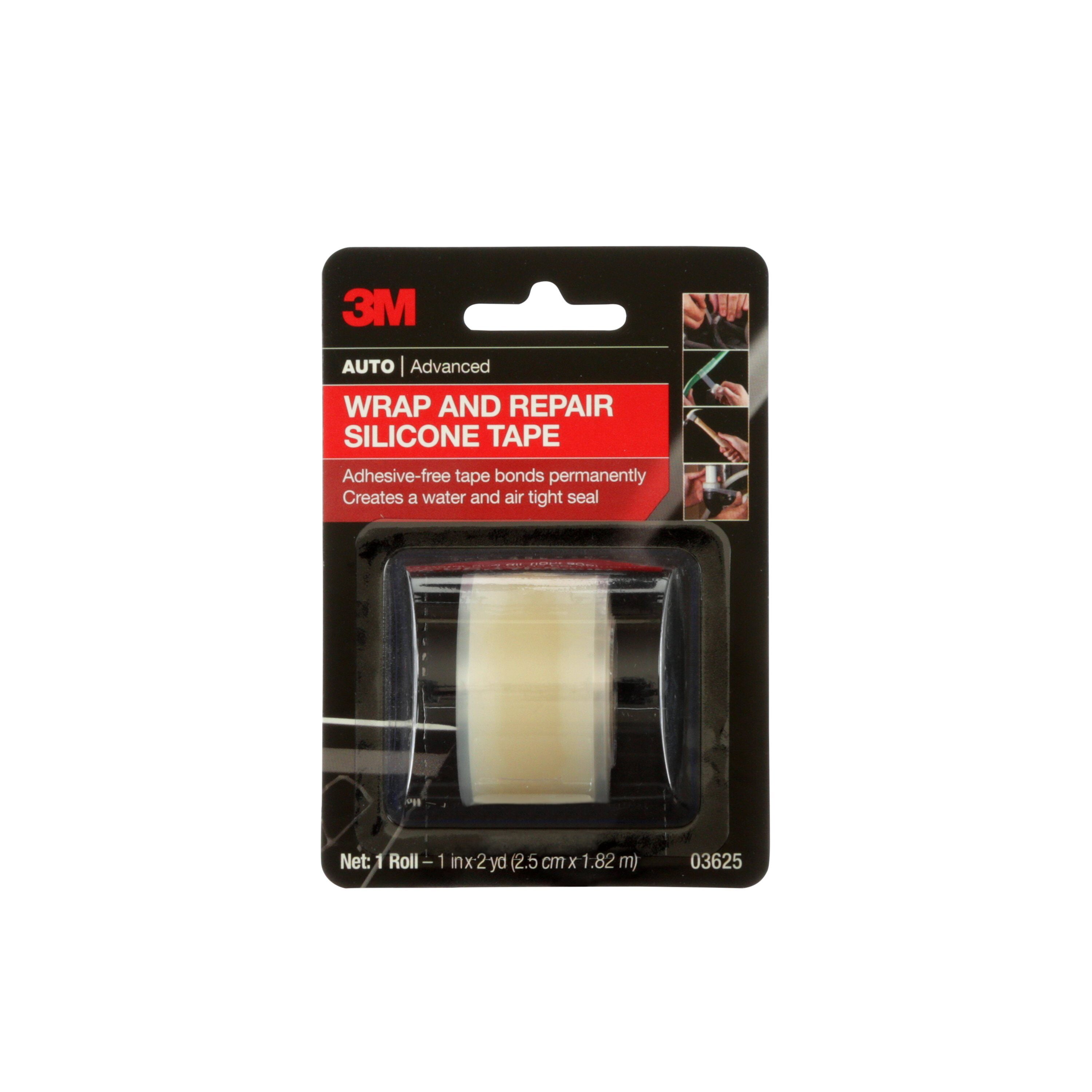 White Iron Grip SW110 Self-Fusing Silicone Repair Tape 1-Inch x 10-Feet 