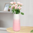 thumbnail image 5 of Coolmade Ceramic Vase - Flower Vase Minimalism Style for Modern Table Shelf Home Decor, Fit for Fireplace Bedroom Kitchen Living Room Centerpieces Office Desk, 5 of 7