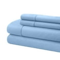 thumbnail image 3 of Greek Key Ultra Soft 1800 Series Egyptian Comfort 4 Piece Sheet Set (Full, Blue), 3 of 3