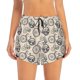 thumbnail image 2 of Balery Compass And Mountains In Bicycle Wheels Pantalones cortos deportivos para mujer con forro y dos bolsillos, elásticos, para entrenamiento, gimnasio, yoga-X-Large, 2 of 7