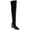 Black Patent Heel Over Knee, variant on Cosette Black Patent Squared Toe Block Heel Over Knee Fashion Boots (Black, 9.5)