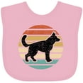 thumbnail image 3 of Inktastic German Shepherd Silhouette Vintage Retro Boys or Girls Baby Bib, 3 of 4