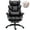 Black-Fabric, variant on Goosea Big & Tall Office Chair - PU High Back Gaming/Executive Desk Chair with Pocket Spring Cushion, Adjustable Armrests, Lumbar Support & Footrest，Grey