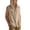 Khaki, variant on Men's Hooded Linen Blend Vest Shirt Sleeveless Loose Casual Button Down Hoodie With Drawstring Solid Color Tops Lightweight Breathable Summer Beach Fishing Outdoor Tank Top Blouse