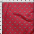 thumbnail image 3 of oneOone Organic Cotton Poplin Twill Fabric Elephant Block Printed Craft Fabric BTY 42 Inch Wide, 3 of 4