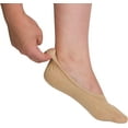 thumbnail image 2 of Sakkas Women's Footsies Solid Shoe Foot Invisible Liner No Show Socks - 4 Pack - Assorted Colors - 5-8, 2 of 3