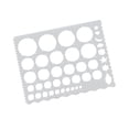 thumbnail image 4 of AMLESO Paper Quilling Tool Circle Template Drawing Ruler Stencil Different Sized Useful, 4 of 8